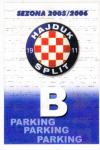 Propusnica za B parkimg Hajduka 2005-2006