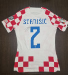 Josip Stanišić - Armenia Vs. Hrvatska, nošen i potpisan dres