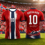Odegaard- Norveška dres,sve veličine od dječjih pa do 6XL. Novo!