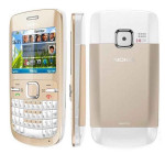Nokia C3-00 zlatna,punjac,hr meni,ide na T-mobile mrezu,wi-fi,kamera