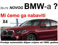 BMW X4 xDrive30d automatik  Vi ga tražite..? Mi ćemo ga nabaviti