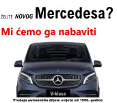 Mercedes-Benz V 250 d (dugi) Vi ga tražite...? Mi ćemo ga nabaviti