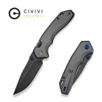 CIVIVI Elite Brova S35VN Gray Aluminum Black Stonewash preklopni nož