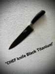 Kuhinjski nož "Chef Black Titanium"
