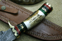 Nož lovački CCC ZBK-9 DAMASK 14,25" STAG/ANTLER