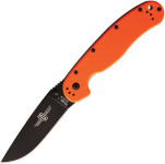 Ontario RAT I crni/naranačasti preklopni nož