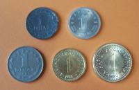 1 dinar - lot (1945-1990)