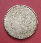 1 DOLLAR 1921/SREBRO 26.73g./0.900/SAD/SILVER MORGAN