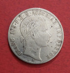 1 FLORIN 1861/SREBRO 12.34g./0.900/AUSTRIJA