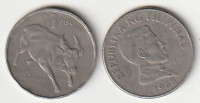 1 PISO 1988,1989 PILIPINAS 1,5 € KOM