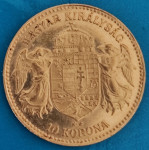 10 KRUNA - FERENC JOSZEF iz 1910. Mađarsko kraljevstvo