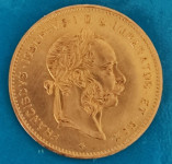 10 kruna - zlatnik FRANZ JOSEPHUS iz 1892. godine