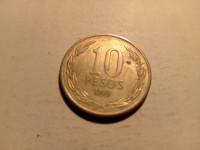 10 pesos chile 1999god
