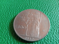 100 lira italija 1957 god