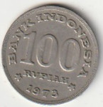 100 RUPIAH 1973 INDONESIA
