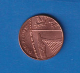 1015 - UK BRITANIA 1 ONE PENNY 2008  UNC