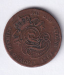1059 - BELGIA  2 cent 1861