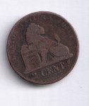 1065 - BELGIA  2 cent 1861