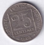 1140 - FRANCUSKA 25 CENTIMES 1903