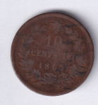 1233 - ITALY 10 CENTIMU 1863