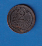 1407   - Austrougarska Mađarska 2 HELLER 1912