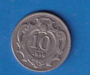 1522 - Austrougarska Mađarska 10 HELLER 1910