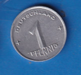 1831 - DDR NJEMAČKA 1  PFENNING 1948