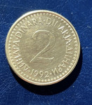 2 dinara 1992