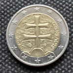 2 eura Slovačka 2020