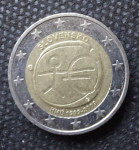 2 eura Slovačka komemorativna 1999-2009