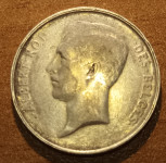 2 FRANCS 1910,Belgija,srebro