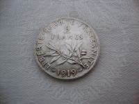 2 FRANCS 1919. - SILVER COIN - SREBRNJAK