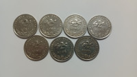2 kune kovanice, 7 komada, za očistiti