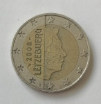 2 € Luksemburg 2008.