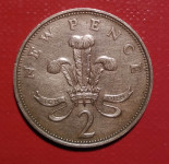 2 nova penija Velika Britanija 1971
