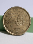 20 centi kovanica, Španjolska 1999., Cervantes – vrlo rijedak kolekcio