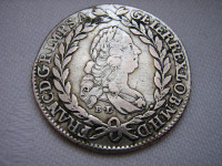 20 KREUZER 1765. SK-PD - SREBRNJAK BAROK