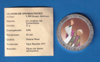 2709 - VATIKAN POSREBRENA KOVANICA 2003  PAPA