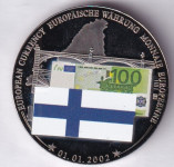 2804  - EU GRČKA 2002  100 EURA VELIKA KOVANICA ( 40mm )