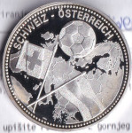 2813 - ŠVICARSKA AUSTRIJA NOGOMET 2008  UNC  SREBRO ?