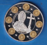 2821 - VATIKAN VELIKA KOVANICA 2013 POSREBRENO - 28,5 grama
