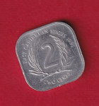 4074 / EAST CARREBEAN STATES 2  cents 1991