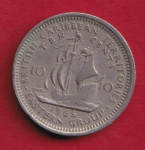 4087 / EAST CARREBEAN STATES 10  cents 1965
