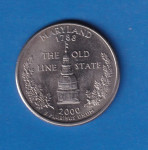 472  - USA AMERIKA 1/4 QUARTER DOLLAR  2000 MARYLAND