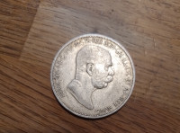 5 CORONA 1848-1908-JUBILARAC SREBRO