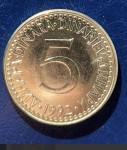 5 dinara 1992