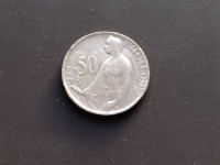 50 KORUN 1947-ČEHOSLOVAČKA (CZECHOSLOVAKIA)-SREBRO