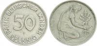 50 pfennig 1950 f bundesrepublik deutschland