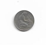 50 pfennig 1989 J