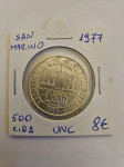 500 Lire San Marino 1977